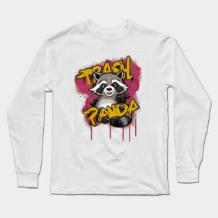 Trash Panda Tales: Raccoon Design Long Sleeve T-Shirt